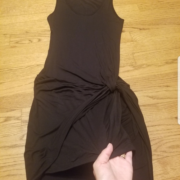 Sttela Luce Casual  asymmetrical black dress - Picture 2 of 10